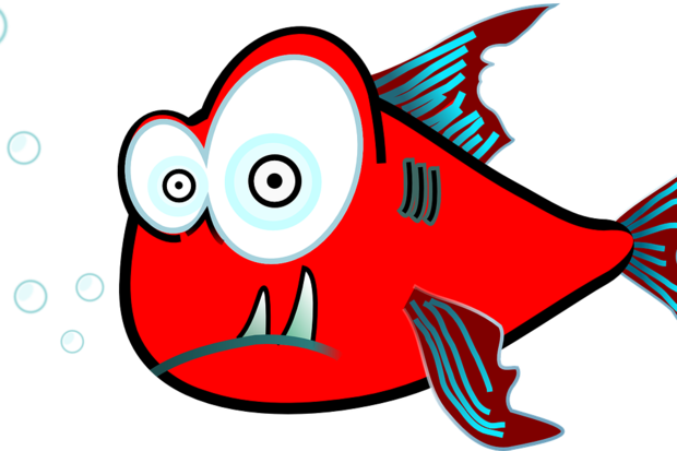 fish surprise shock cartoon