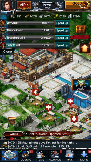 gameofwar mainscreen