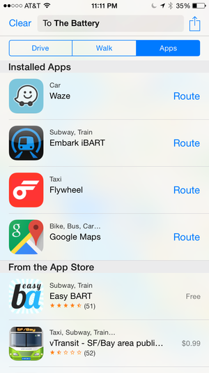 maps ios8 apps