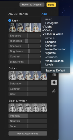photos add options