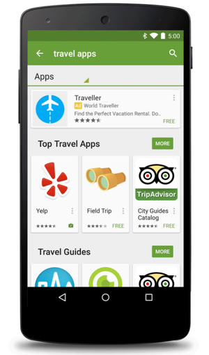play store ads example
