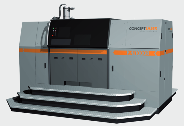 3D selective laser sintering machine Concept Laser