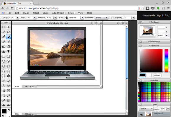 sumo paint chrome