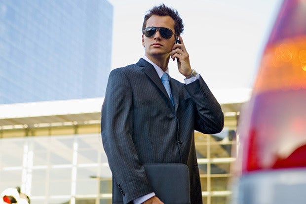 talent agent salesman slick hollywood sunglasses