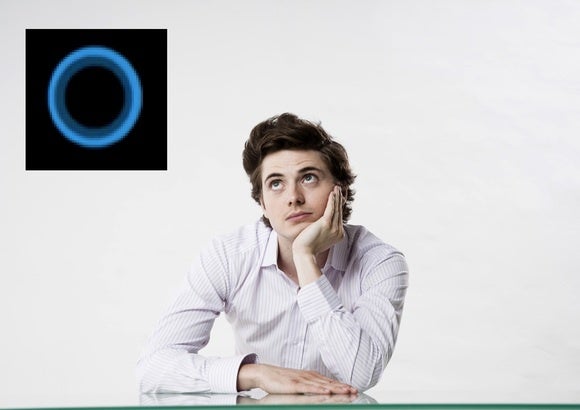 thinking person cortana