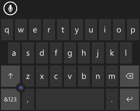 windows 10 for phones keyboard joystick