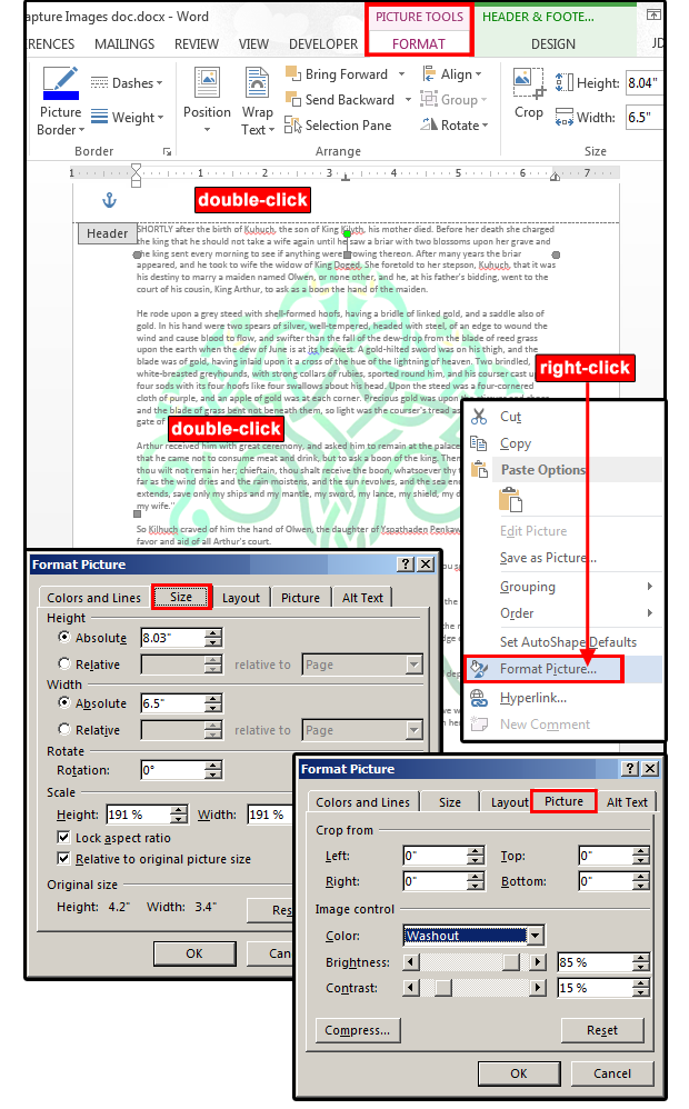 download watermarks for word