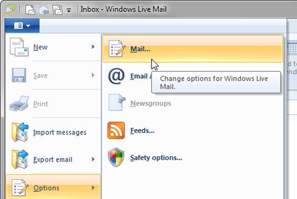 Настройка windows live mail yandex