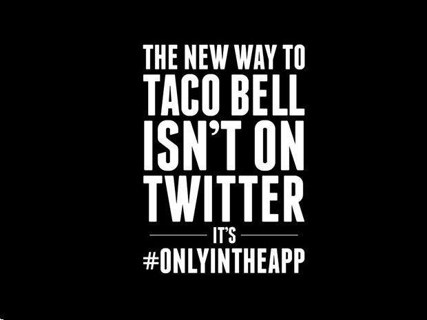 10 taco bell only in the app