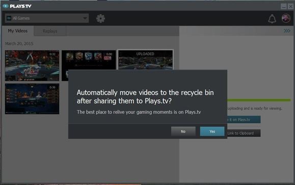 12.uploaded and video auto delete