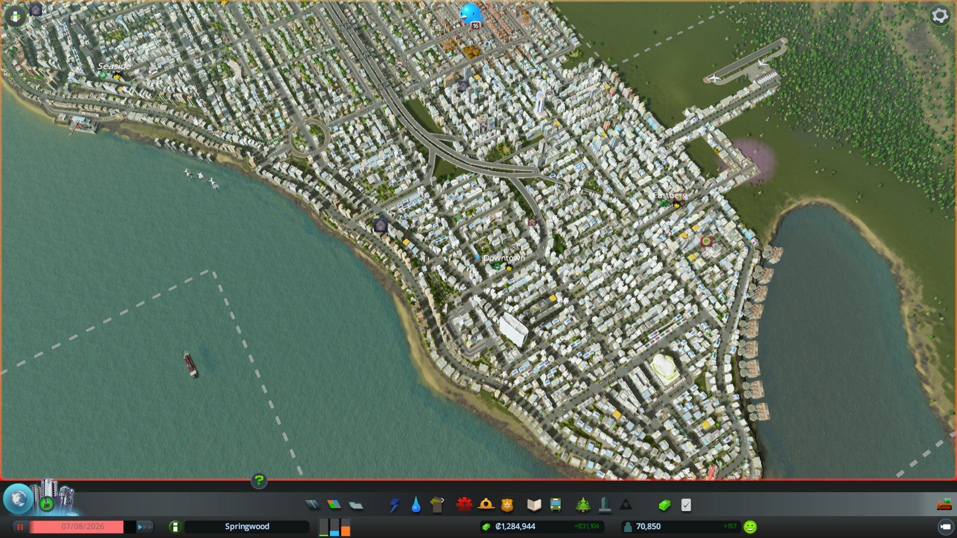 big city cities skylines map steam workshop download