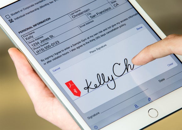 adobe acrobat dc fill and sign app signature ipad