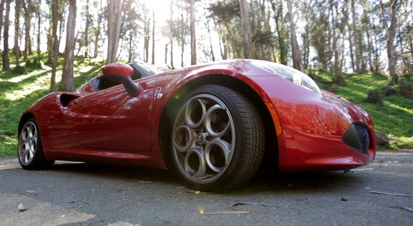 alfa romeo 4c 3 4 front
