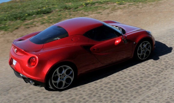 alfa romeo 4c 3 4 rear