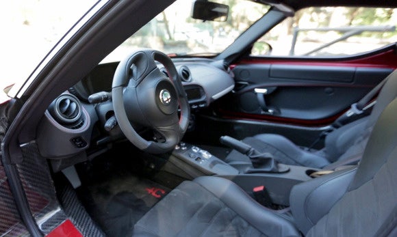 alfa romeo 4c cabin