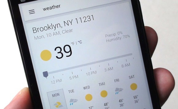 android google search weather 6