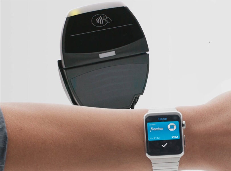 Watch with shop nfc payment