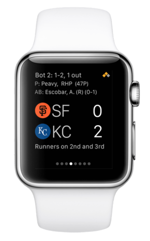 apple watch mlb