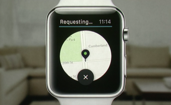 apple watch uber
