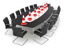 Security crashes the boardroom party