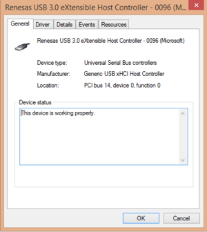 usb xhci compliant host controller not working code 43