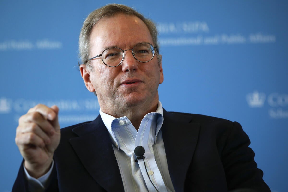 Google's Eric Schmidt double dips: To make second Virginia Tech ...