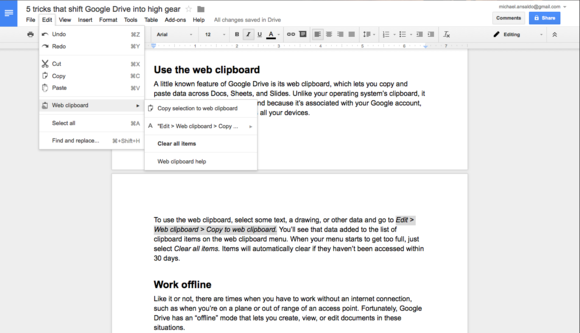 gd web clipboard