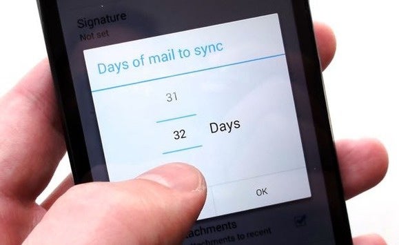 gmail app tricks how many messages to sync 5
