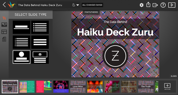 haiku deck new logo slidetype