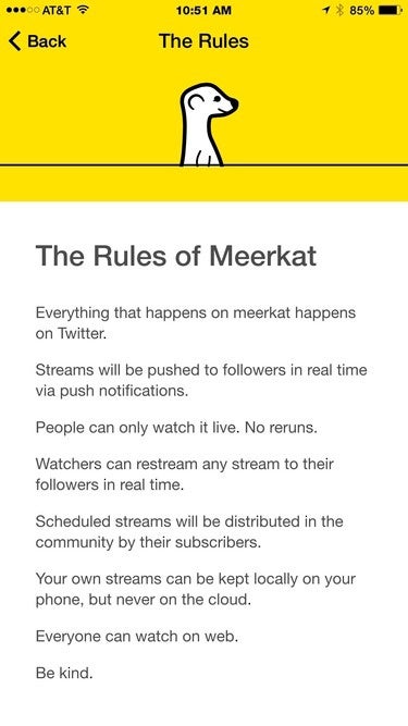 Meerkat's rules