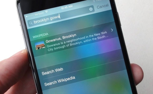 ios spotlight search web search 5