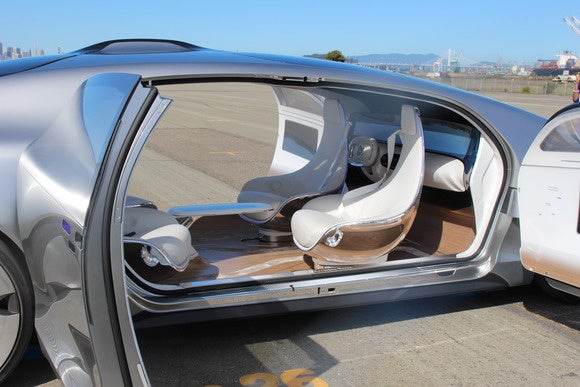 mercedes benz f 015 saloon doors interior