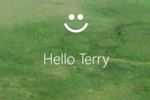 microsoft hello login screen