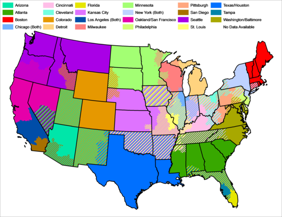 mlb blackout areas