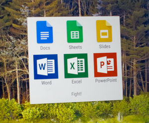 microsoft office vs. google docs android