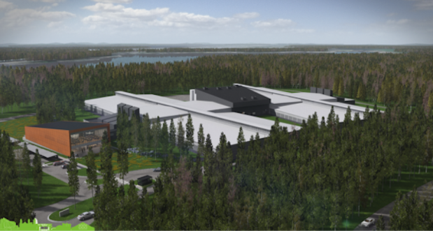 rendering of facebook data center