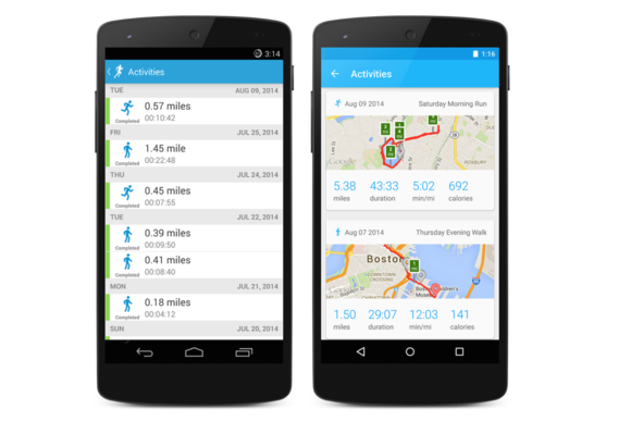 runkeeper android wear