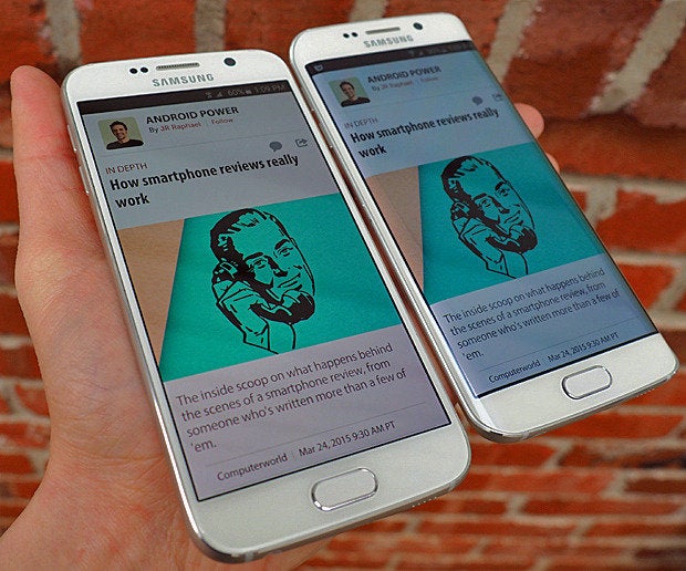 Samsung Galaxy S6, Galaxy S6 Edge Comparison