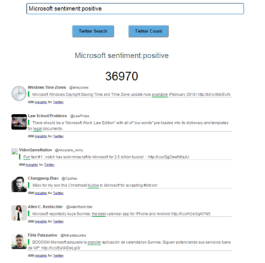 IBM's Insights for Twitter
