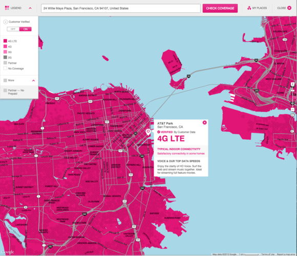 t mobile coverage map