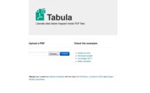 Free tool to extract data from PDFs: Tabula