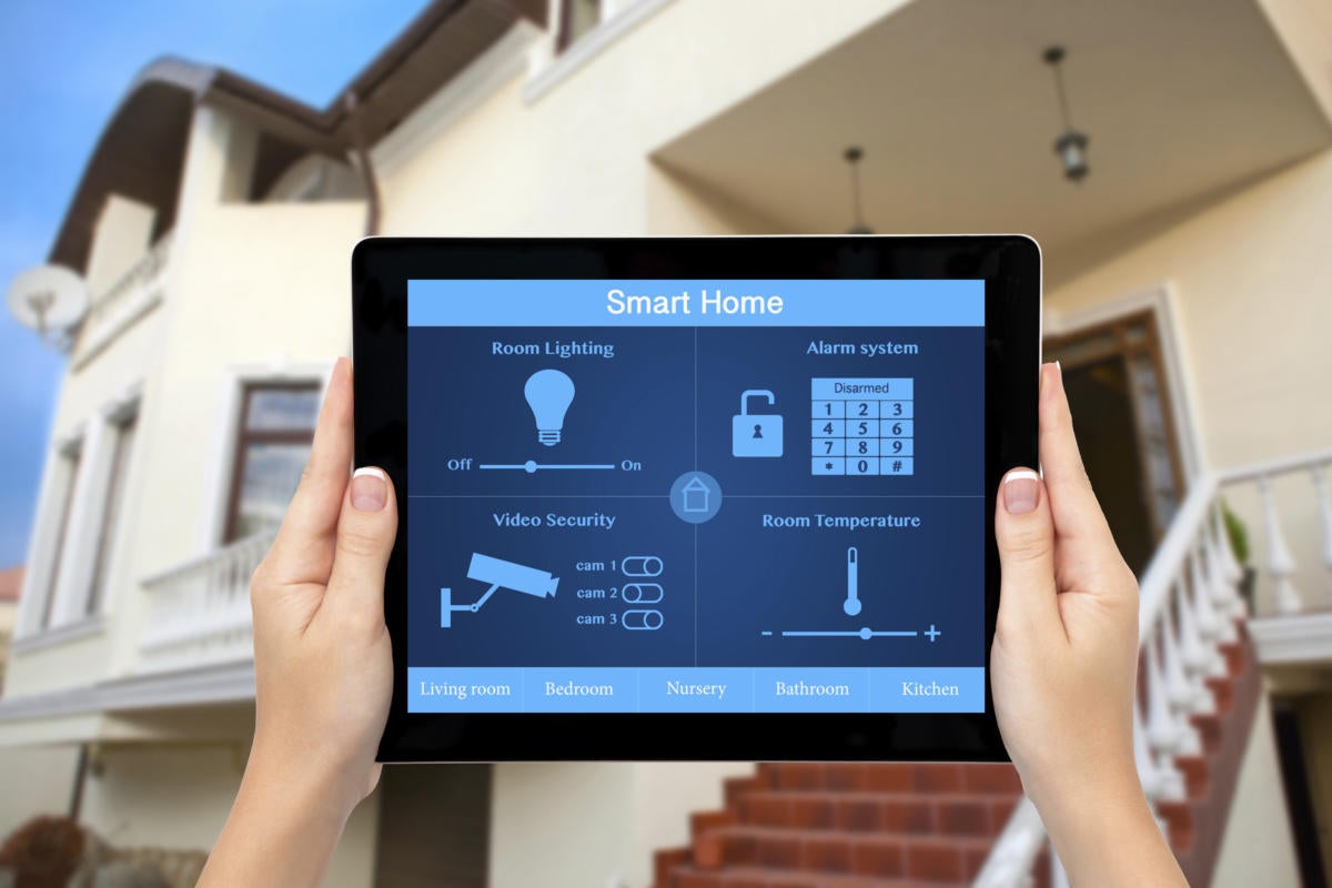 smart home control tablet