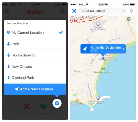 tinder plus passport