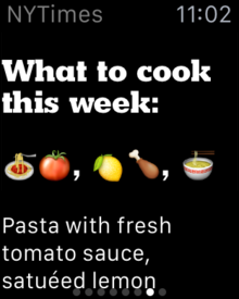 NY Times cooking alert