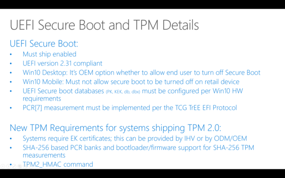 uefi secure boot windows 10