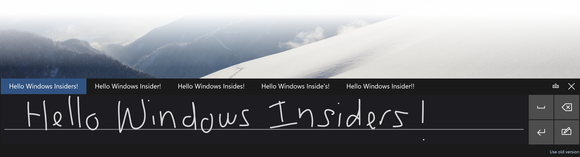 windows 10 10041 handwriting