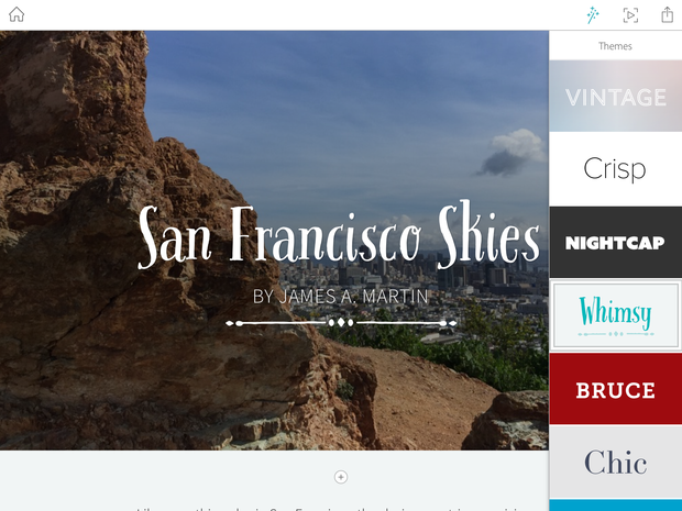 Adobe Slate Ipad App Lets You Quickly Create Rich Visual Stories Cio