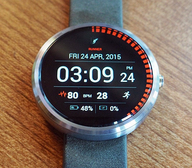 digital watch face