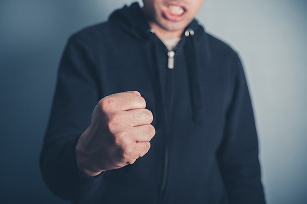 angry hacker
