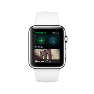 apple watch evernote